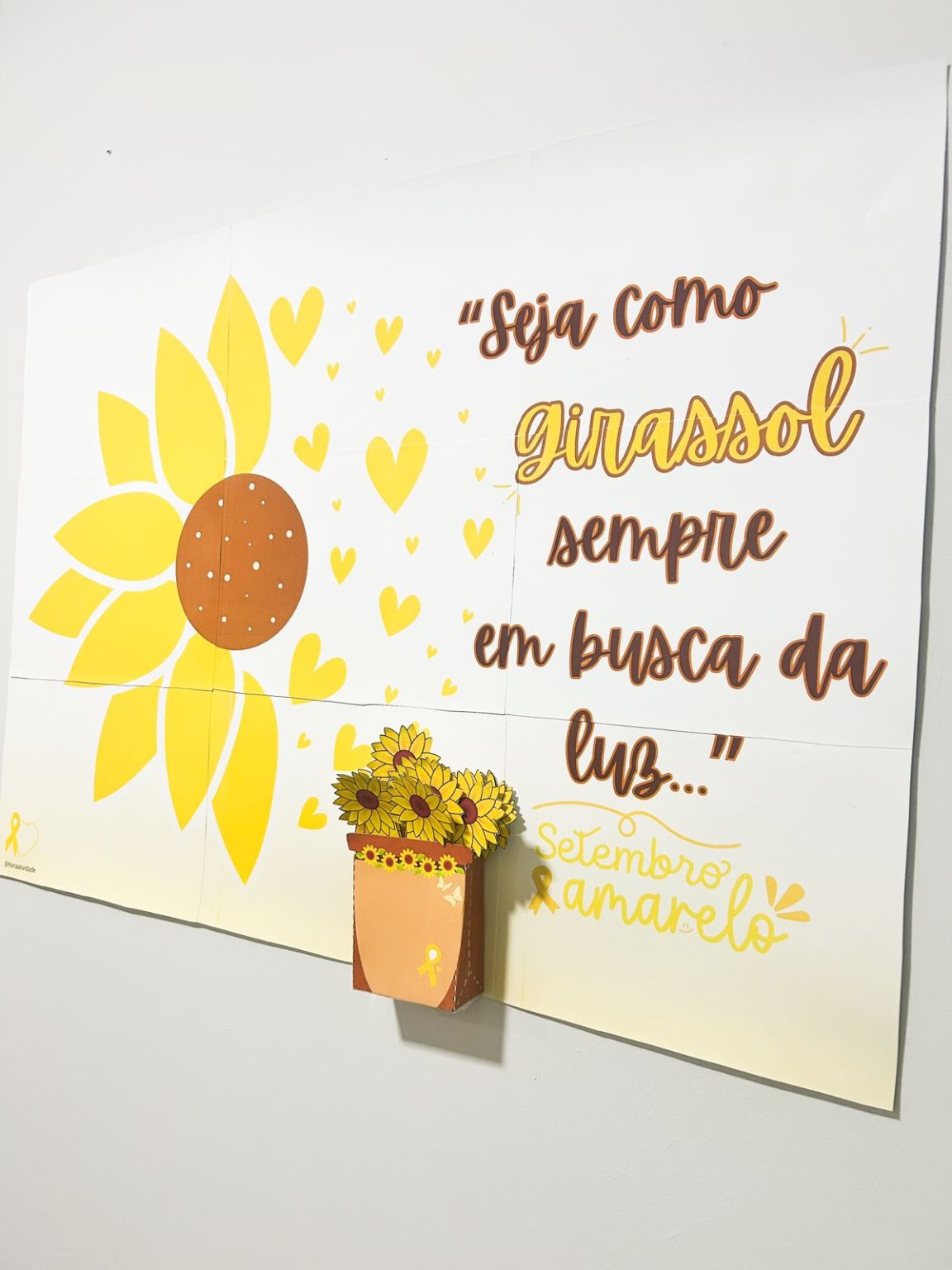 Girassol Setembro Amarelo - Hora Atividade Recursos pedagógicos ...