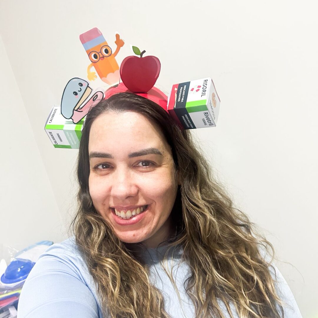 Tiara de cabelo maluco PROFESSOR